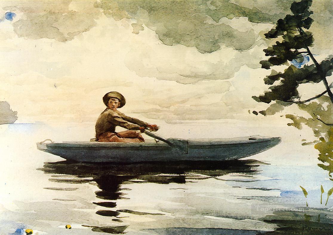 El Barquero Realismo marino Winslow Homer Pintura al óleo